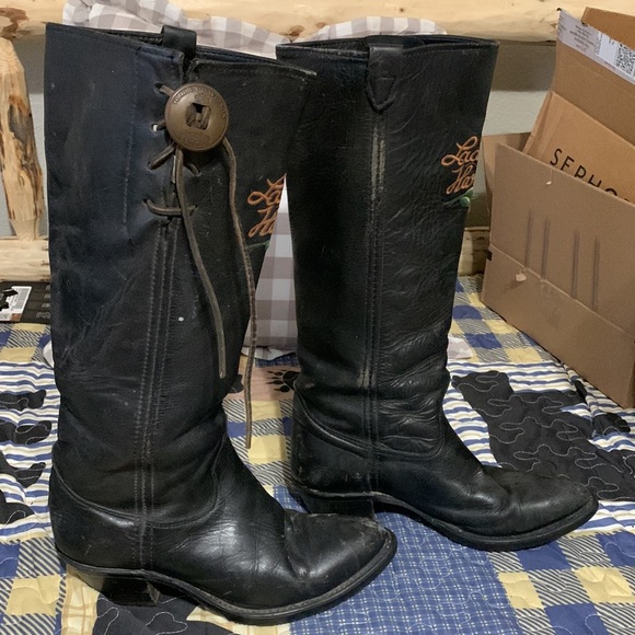 Vintage Lady Harley Boots - Picture 3 of 8